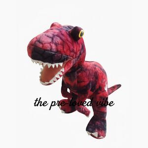 Jurassic World Plush Dinosaur 16'' Charlie the Raptor Red Toy Factory Plush